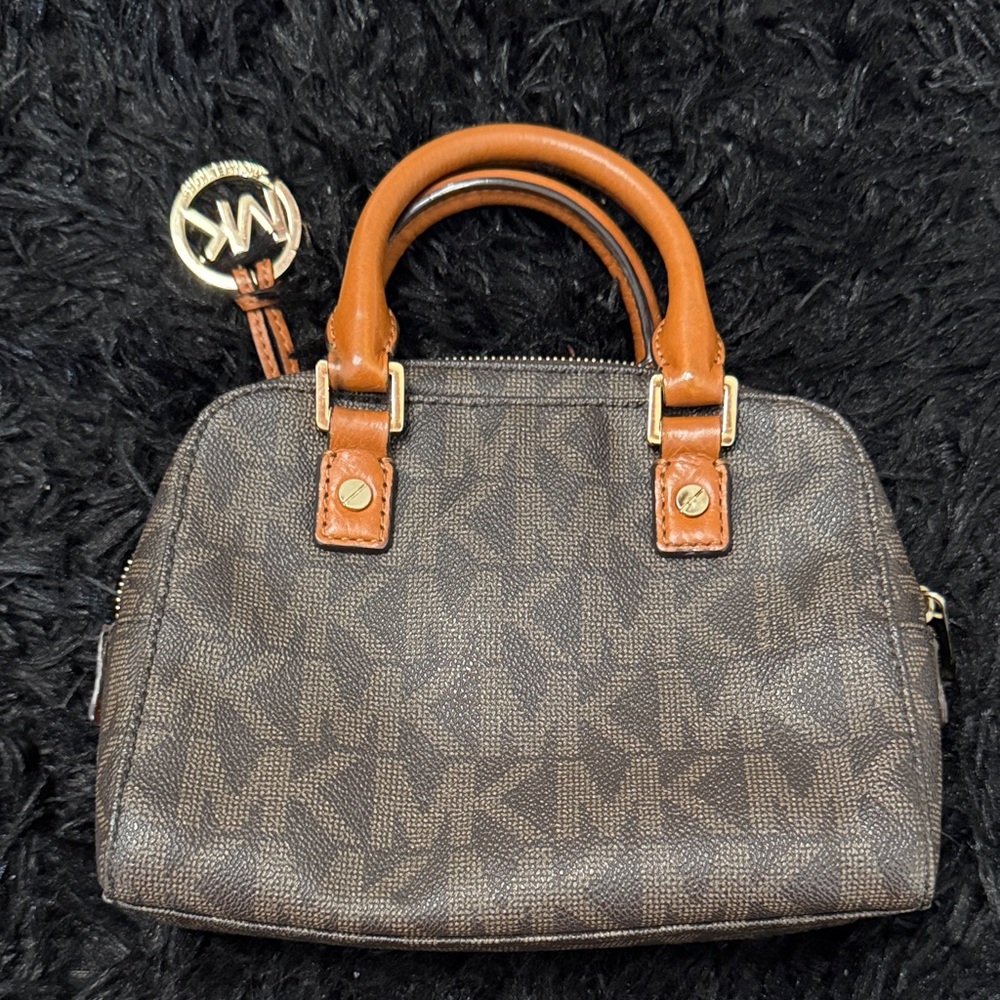 Michael Kors Brown and Tan Satchel - Picture 2 of 3